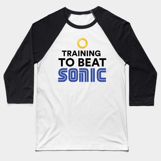 Training to beat Sonic! Baseball T-Shirt by J31Designs